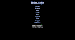 Desktop Screenshot of litke.info